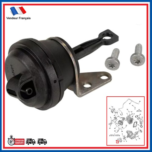 Vanne depression egr - de, pour